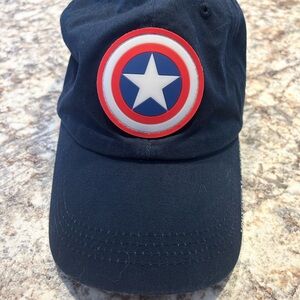 Marvel Captain America Universal Studios Navy Blue Cap